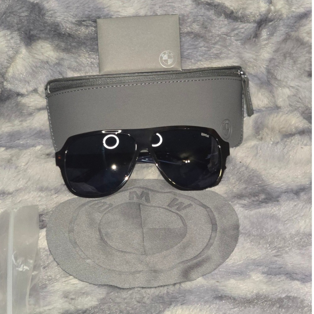 NWT BMW BW0035 52V Sunglasses 59 12 140 3 Dark Tortoise Shell W/ Case &‎ Cloth